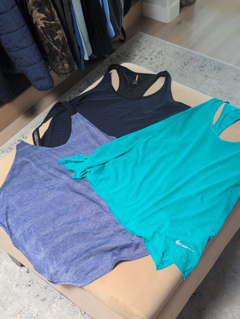 3 Women's Nike & Lucy Large Tanks